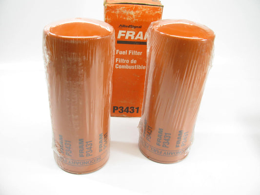 (2) Fram P3431 Fuel Filter Replaces 33216 F70150 FF955 FF5348 P559267 LFP431F