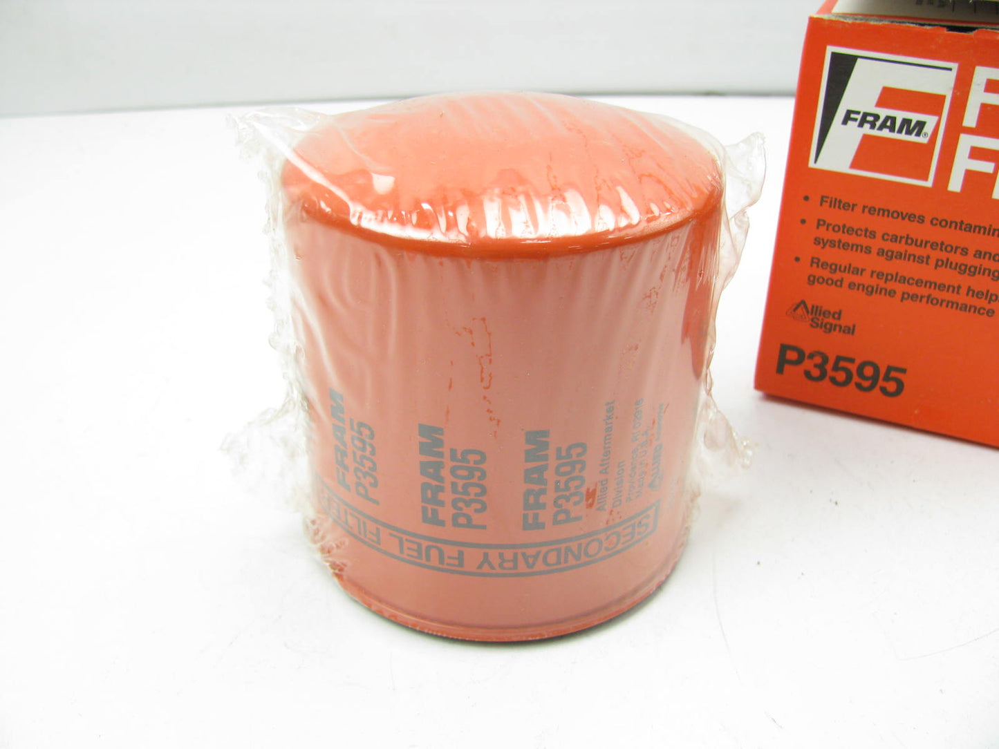 Fram P3595 Fuel Filter Replaces: 33122 F50228 LFP928F FF5335 P559274 BF593