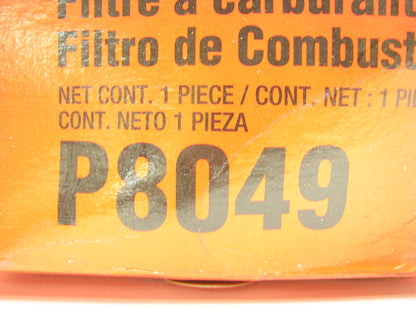 Fram P8049 Fuel Filter Replaces: 33588 F65296 3588 FF1082 LFF4470 P554470