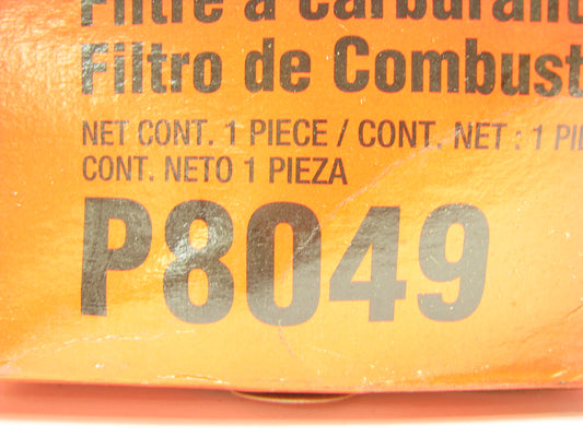 Fram P8049 Fuel Filter Replaces: 33588 F65296 3588 FF1082 LFF4470 P554470