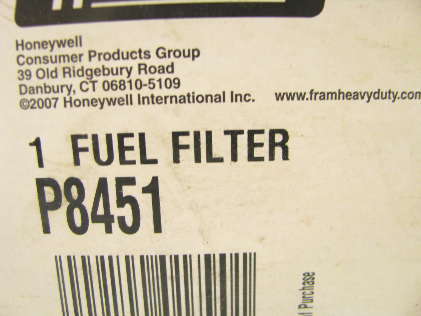 P8451 Spin-on Fuel Filter For 97-08 Freightliner FS65 7.2L Turbocharged DIESEL