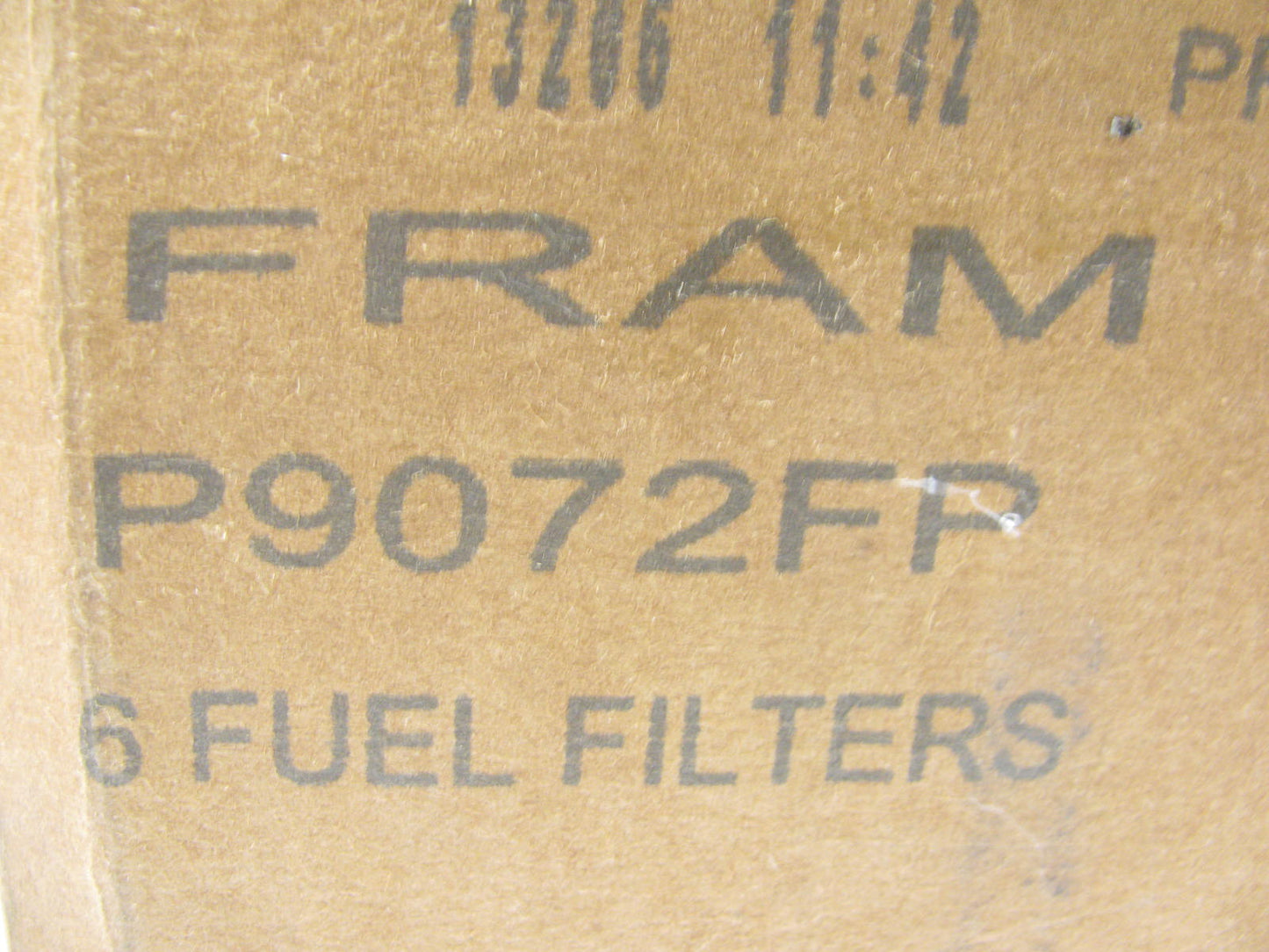 (x6)  FRAM P9072 HD Secondary Spin-on Fuel Filter