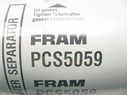 Fram PCS5059 Fuel Water Separator Filter Replaces 33405 LFF8000 FF863 FFP555010