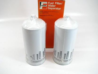 (2) Fram PCS5064 Fuel Water Separator Filter Replaces WF10050 FS1219 33419