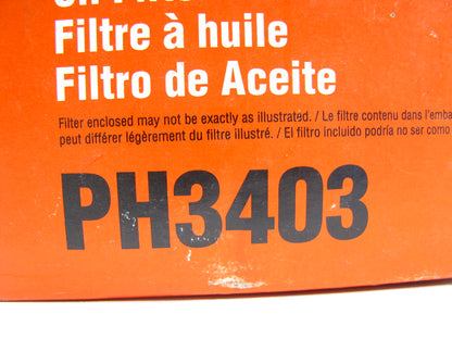 Fram PH3403 Oil Filter Replaces 51807 L40127 LFP3712 P779154 FL-763 PF894