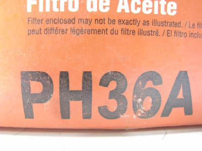 (2) Fram PH36A Oil Filter Replaces 51261 L39260 PH6715 LF352 LF654 PER-54