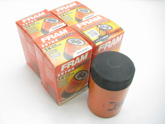 (4) Fram PH4681 Oil Filter Replaces 51088 L24466 PH561 LF387 PF2124 92088 85034