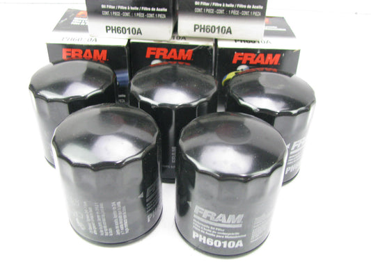 (5) Fram PH6010A Engine Oil Filter Replaces 51334 ML16810 PH7010 LF547 LF3646