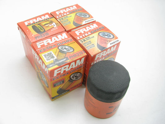 (4) Fram PH8316 Oil Filter Replaces PH2005 51315 L25230 PH2005 V5230 LF483