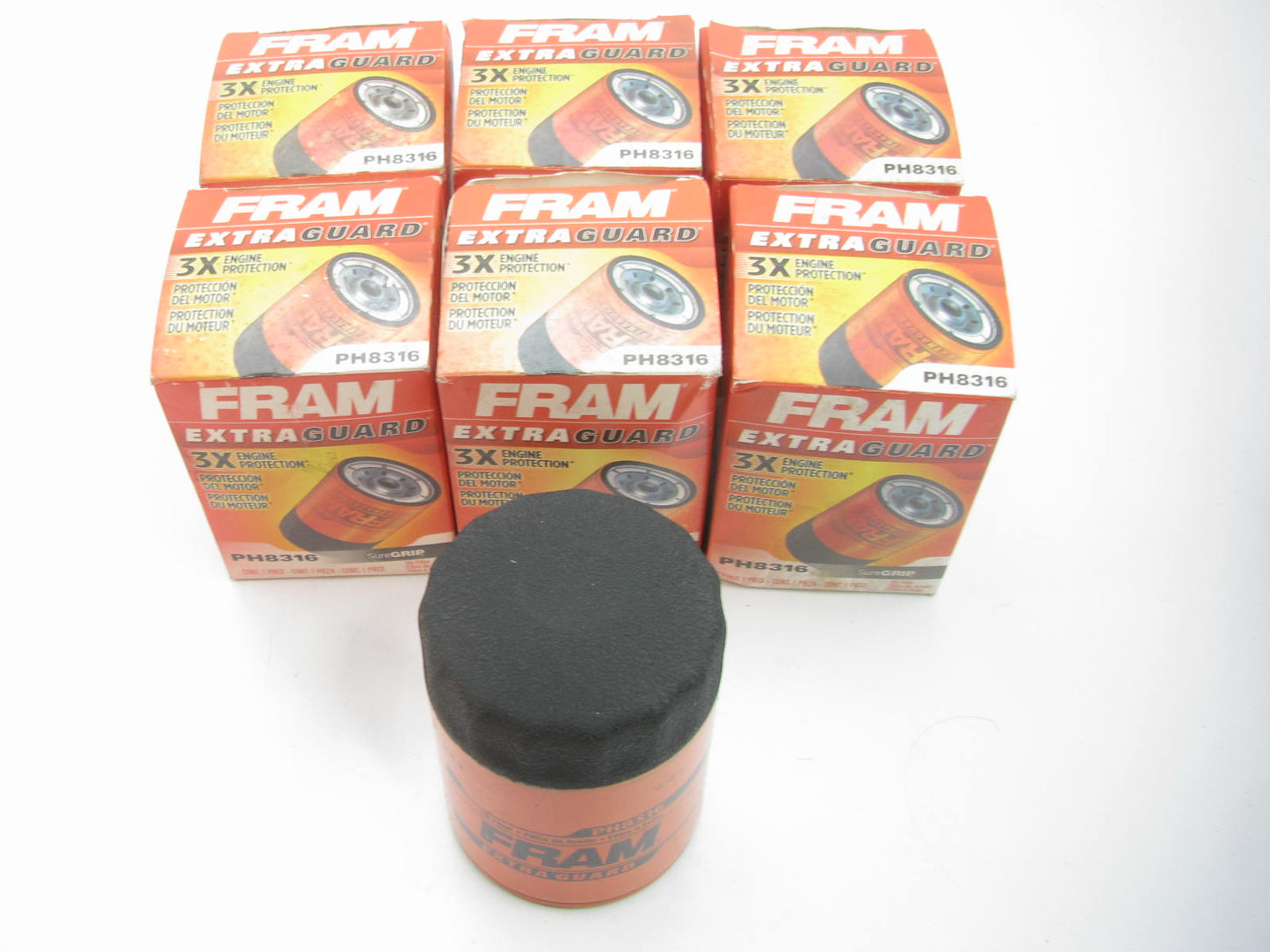 (6) Fram PH8316 Oil Filter Replaces PH2005 51315 L25230 PH2005 V5230 LF483