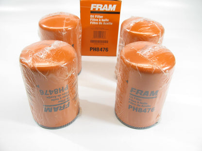 (4) Fram PH8476 Oil Filter Replaces 57243 LFP5757 L35197 LF463 LF3703 P551352