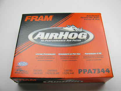 (2) FRAM PPA7344 Air Hog Washable Reusable High Performance Air Filter