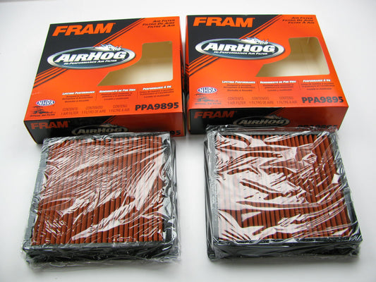 PACK OF 2 - Performance Air Filters For 2005-2009 Ford Mustang 4.6L FRAM AIR HOG