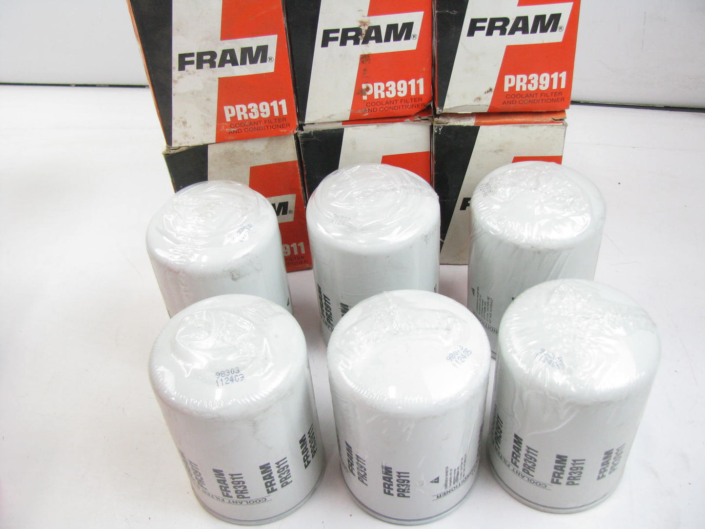 (6) Fram PR3911 Engine Coolant Filter