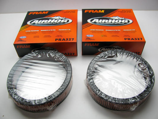 (2) Washable Re-Useable Fram AIR HOG Performance Air Filters