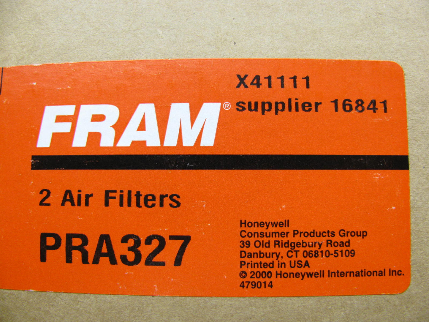 Fram PRA327 Air Hog Performance Washable Reusable Air Filter