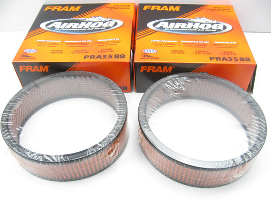 (x2) Fram Airhog Washable Performance Filters PRA3588