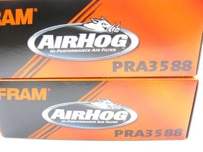 (x2) Fram Airhog Washable Performance Filters PRA3588