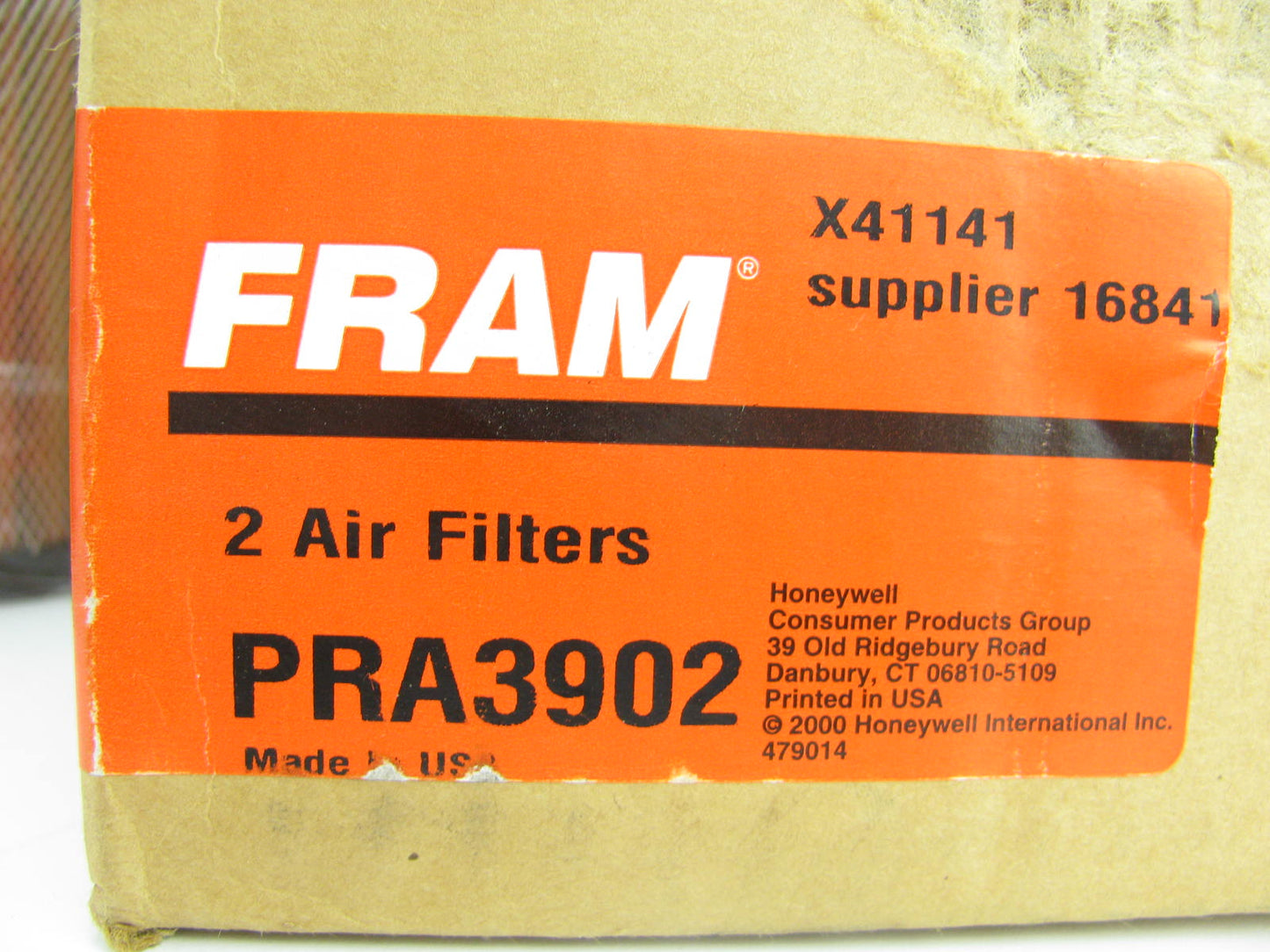 (2) Fram PRA3902 AIR HOG Air Filters Washable Re-useable Performance Filters