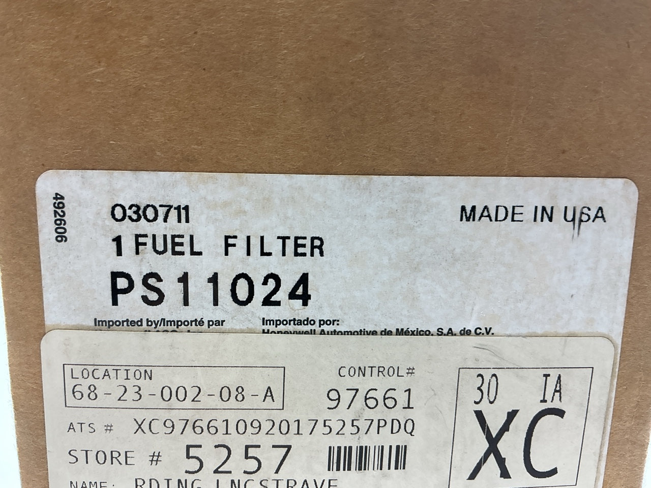 Fram PS11024 Diesel Fuel Water Separator Filter Replaces 33789 LFF6771 BF1382SP