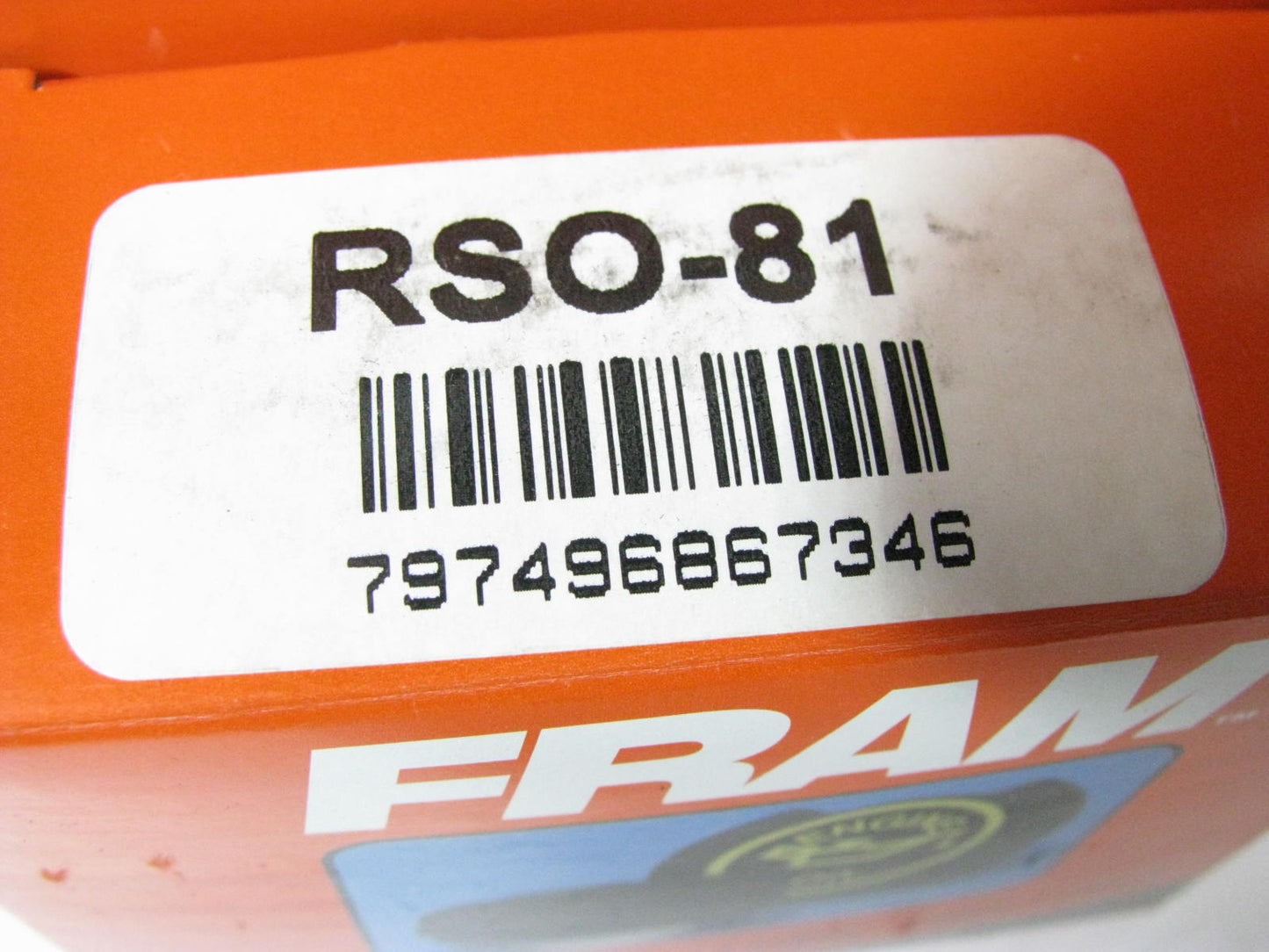 Fram RSO-81 Engine Oil Filler Cap