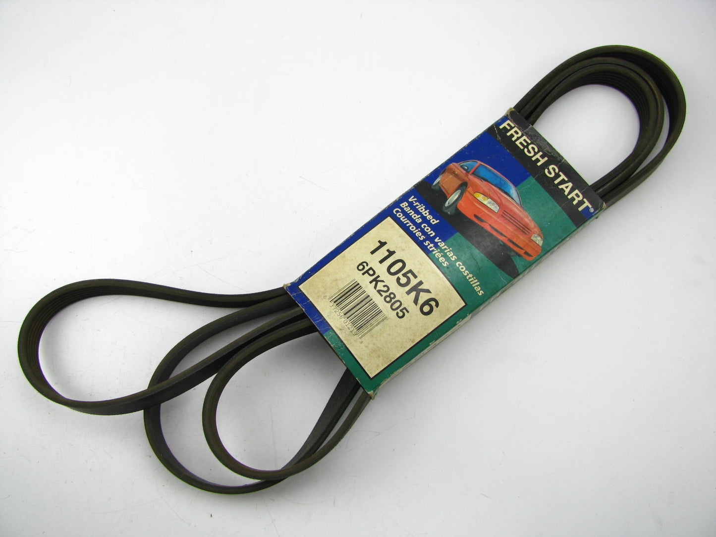 Freshstart 1105K6 Serpentine Belt - 0.84'' X 111.00'' - 6 Ribs