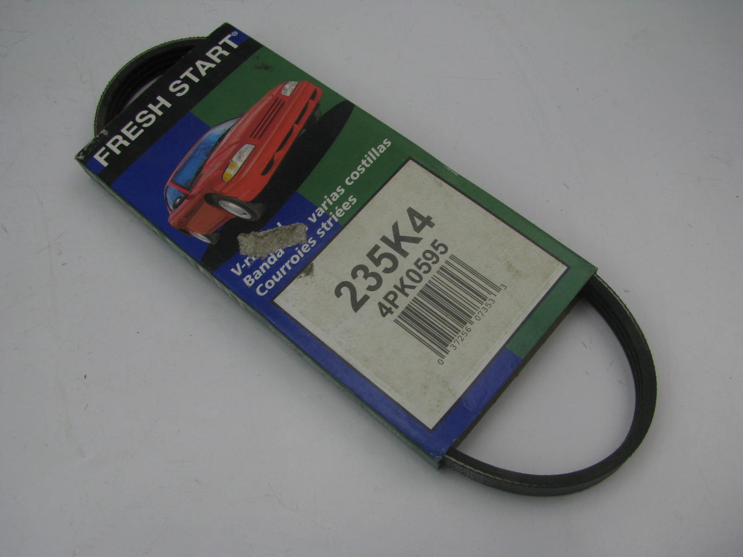 Freshstart 235K4 Serpentine Belt - 0.56'' X 24.00'' - 4 Ribs