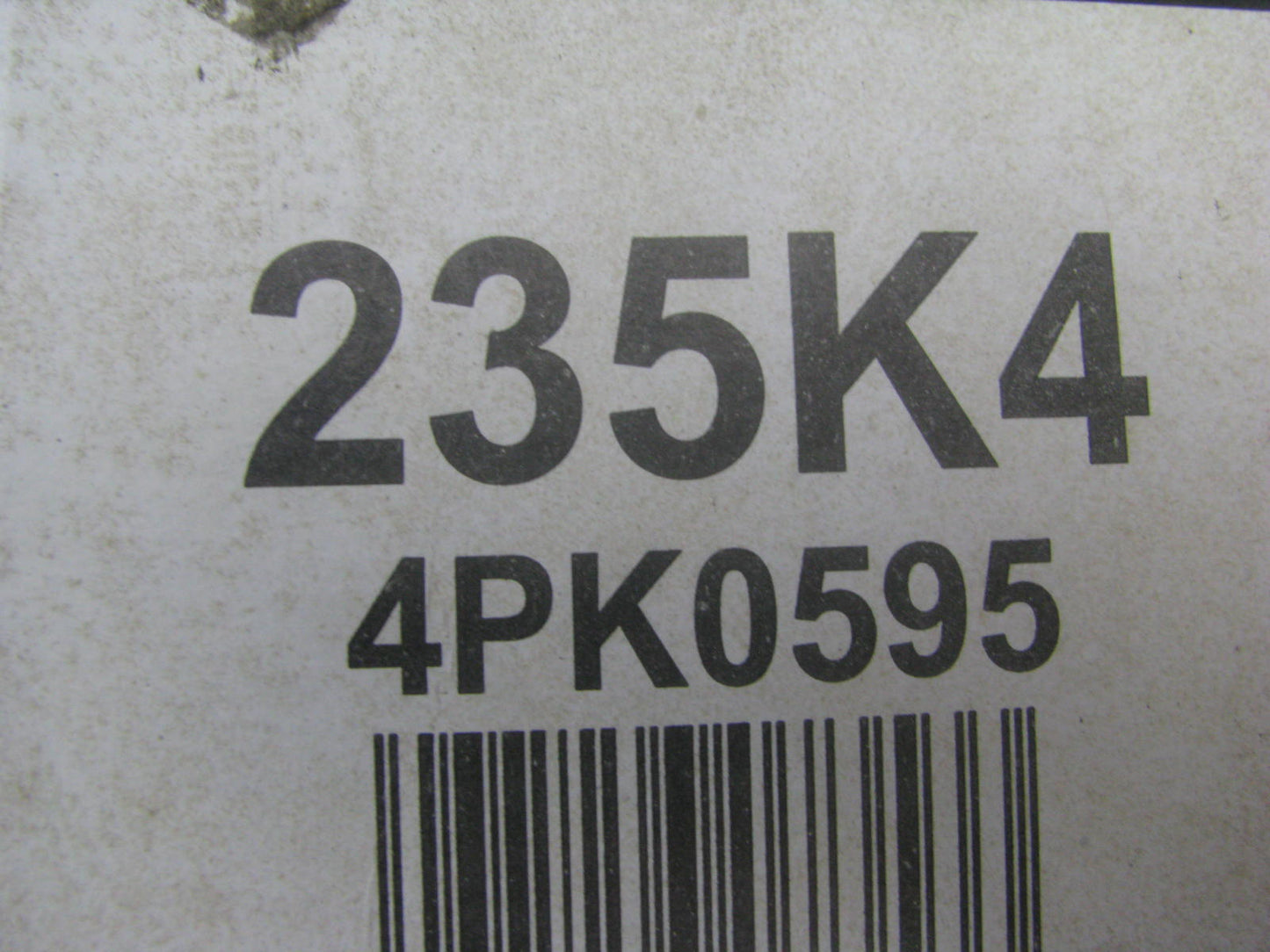 Freshstart 235K4 Serpentine Belt - 0.56'' X 24.00'' - 4 Ribs