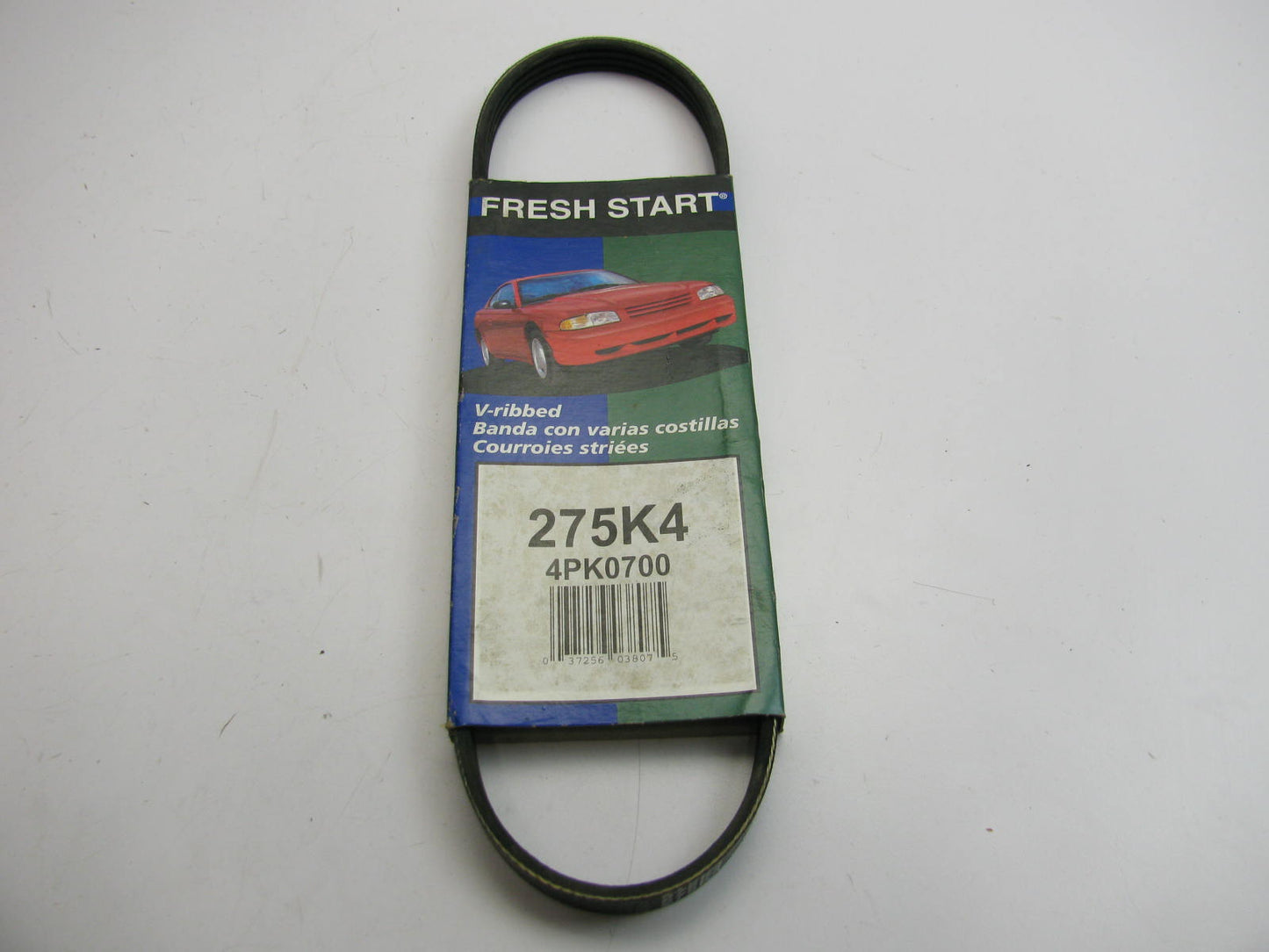 Freshstart 275K4 Serpentine Belt - 0.56'' X 28.00'' - 4 Ribs