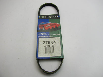 Freshstart 275K4 Serpentine Belt - 0.56'' X 28.00'' - 4 Ribs