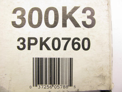 Freshstart 300K3 Serpentine Belt - 0.42'' X 30.75'' - 3 Ribs