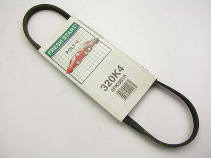 Freshstart 320K4 Serpentine Belt - 0.56'' X 32.50'' - 4 Ribs