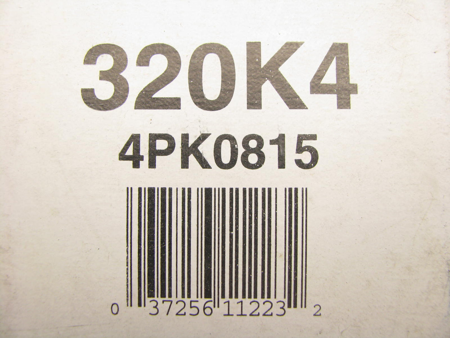 Freshstart 320K4 Serpentine Belt - 0.56'' X 32.50'' - 4 Ribs