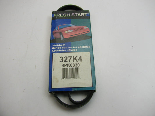 Freshstart 327K4 Serpentine Belt - 0.56'' X 33.50'' - 4 Ribs