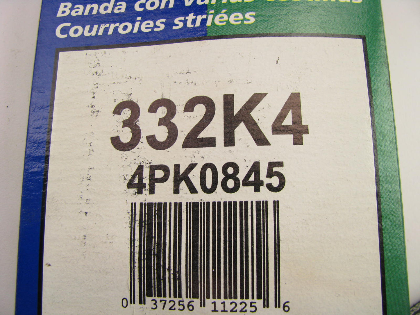 Freshstart 332K4 Serpentine Belt - .56'' X 33.695'' - 4 Ribs