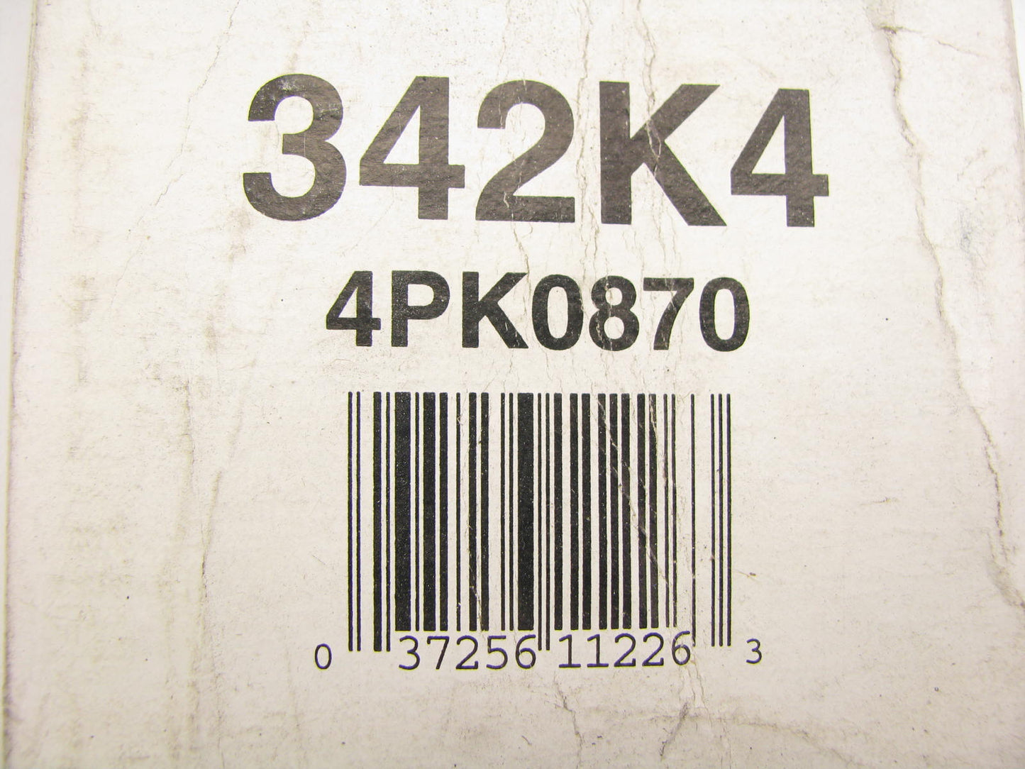 Freshstart 342K4 Serpentine Belt - 0.56'' X 35.00'' - 4 Ribs