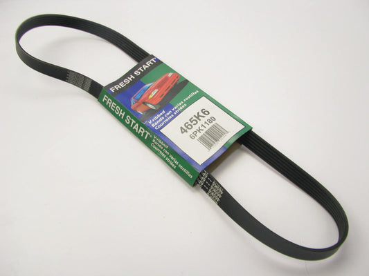 Freshstart 465K6 Serpentine Belt - 20mm X 1180mm - 6 Ribs