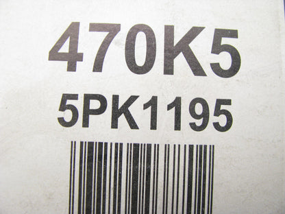 Freshstart 470K5 Serpentine Belt - 0.69'' X 47.50'' - 5 Ribs