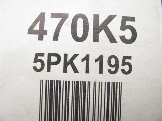 Freshstart 470K5 Serpentine Belt - 0.69'' X 47.50'' - 5 Ribs