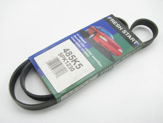 Freshstart 485K5 Serpentine Belt - 0.69'' X 49.00'' - 5 Ribs