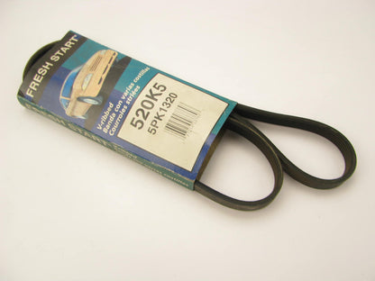 Freshstart 520K5 Serpentine Belt - 17mm X 1320mm - 5 Ribs