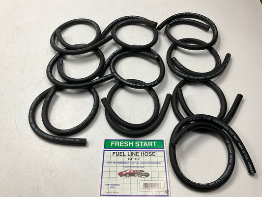 10 Packs Of 2 FEET Each Freshstart 5800 FUEL /EMISSION Line Hose 1/4'' ID SAE30R7