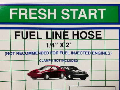 10 Packs Of 2 FEET Each Freshstart 5800 FUEL /EMISSION Line Hose 1/4'' ID SAE30R7