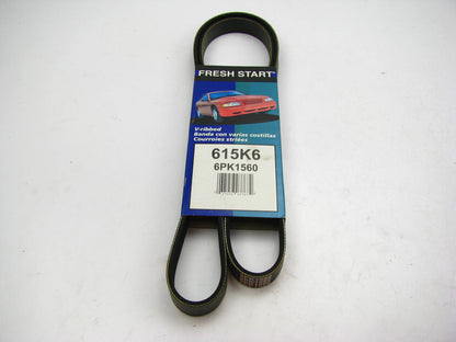 Freshstart 615K6 Serpentine Belt 6PK1560