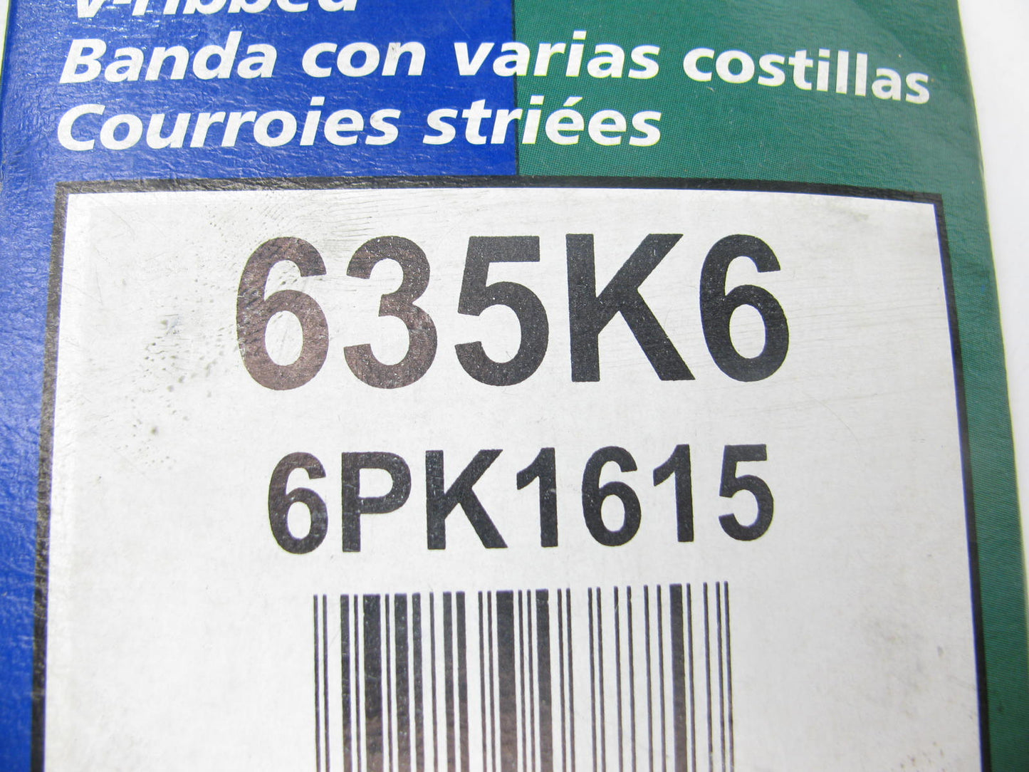 Freshstart 635K6 Serpentine Belt
