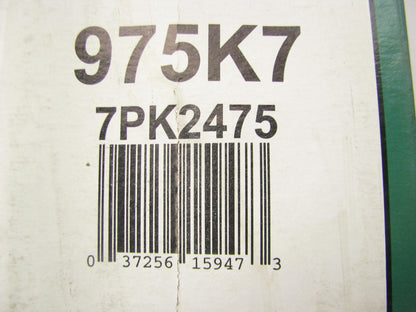 Freshstart 975K7 Serpentine Belt - 2475mm X 24mm - 7 Ribs