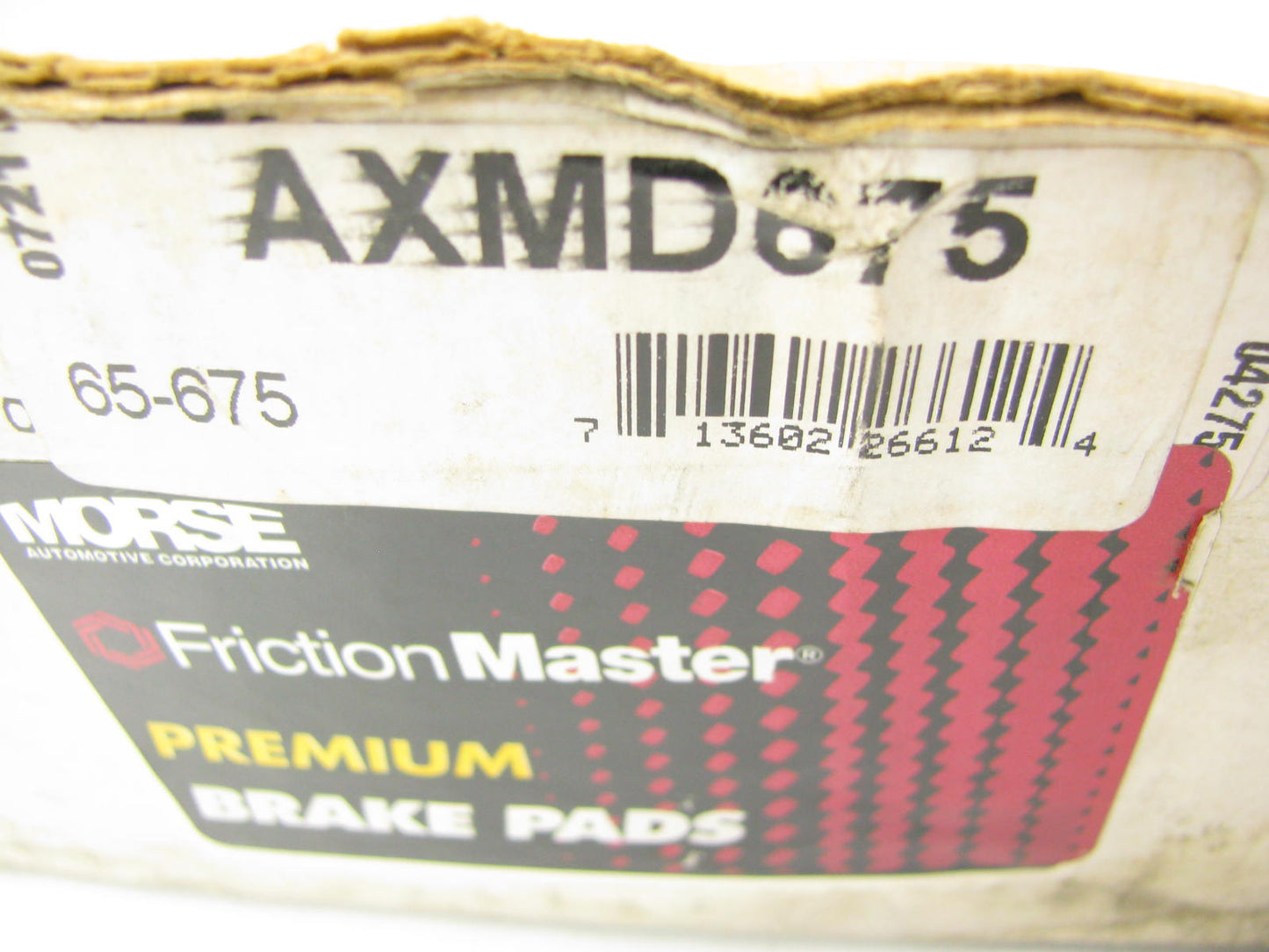 Friction Master AXMD675 Front Disc Brake Pads - Semi-Metallic