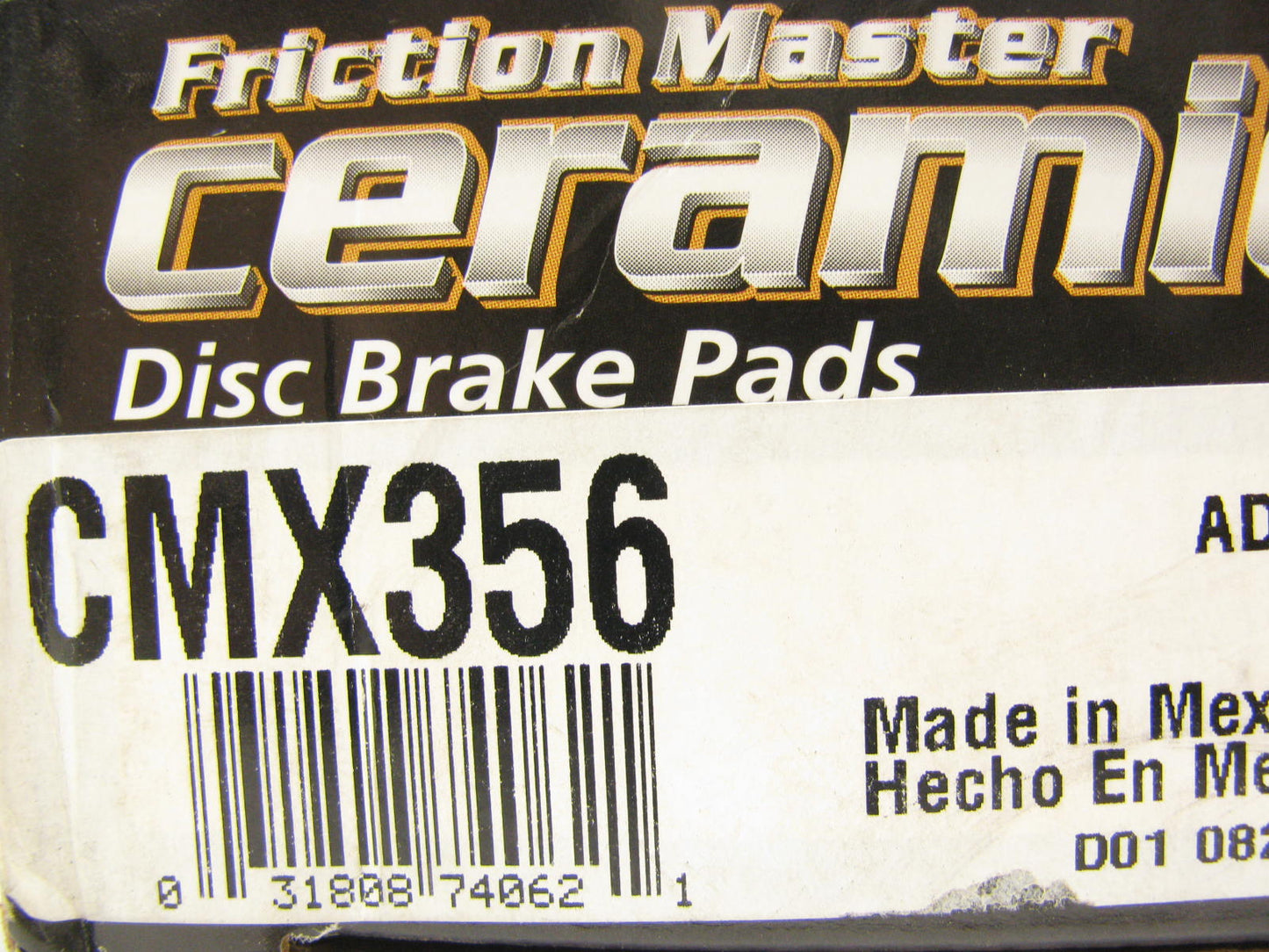 Friction Master CMX356 Front Disc Brake Pads - Ceramic