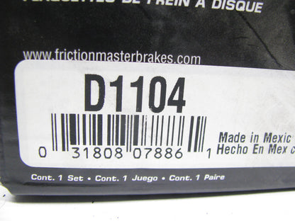 Friction Master D1104 Front Disc Brake Pad Set - Ceramic