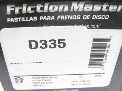 Friction Master D335 Rear Disc Brake Pads - Ceramic